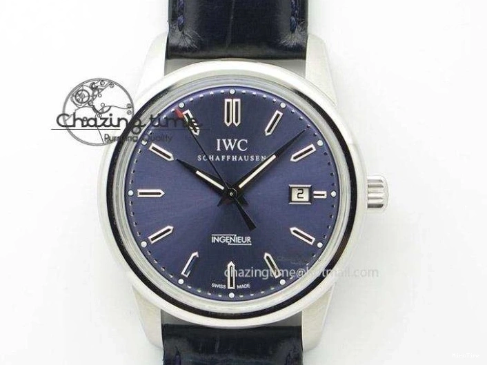 MIROTIME 0419 SportInspired Portofino IW458101 RG MK 1:1 Best Edition Gray Dial On Brown Leather Strap MIYOTA 7165